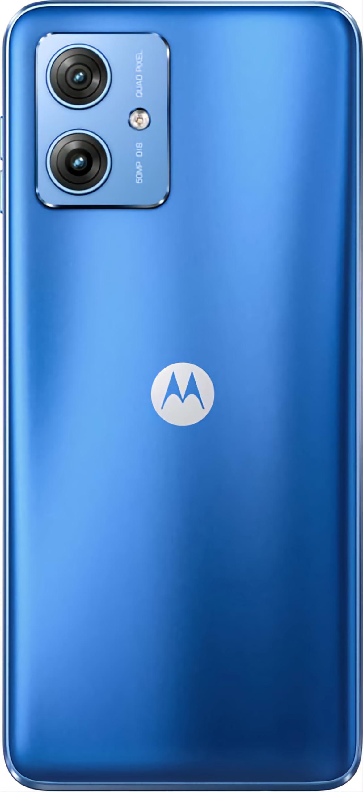 Motorola G54 5G (Pearl Blue Blue, 8GB RAM, 128GB Storage) | MediaTek Dimensity 7020 Processor | 6000mAh Battery with 30W Turbocharging | 50 MP OIS Camera with UltraPixel Technology | 6000 mAh Battery