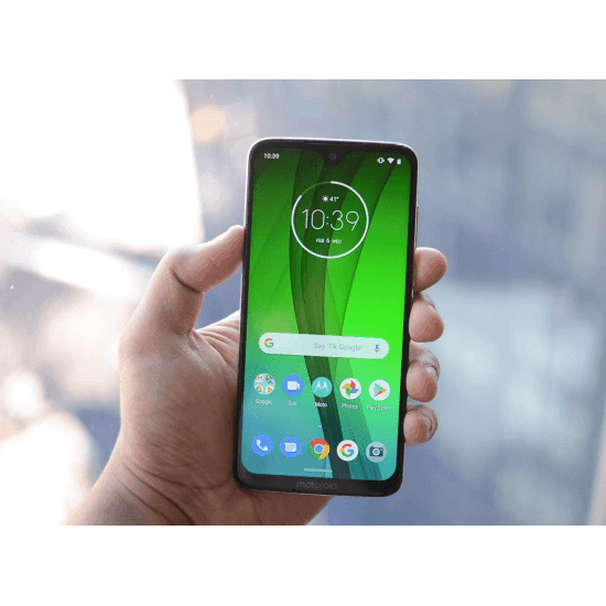 Motorola Moto G7 (Black, 4GB RAM, 64GB Storage) refurbished-