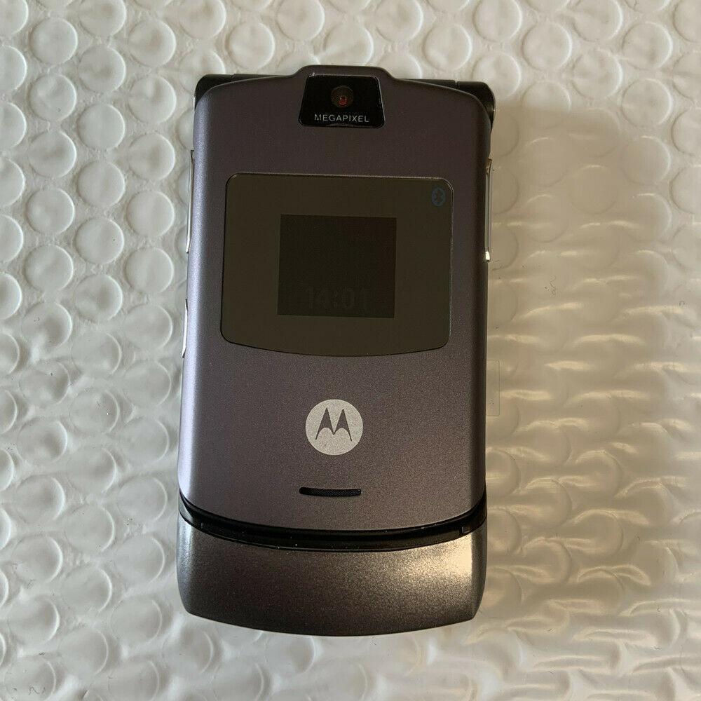 Motorola RAZR V3 Flip Mobile Phone Refurbished