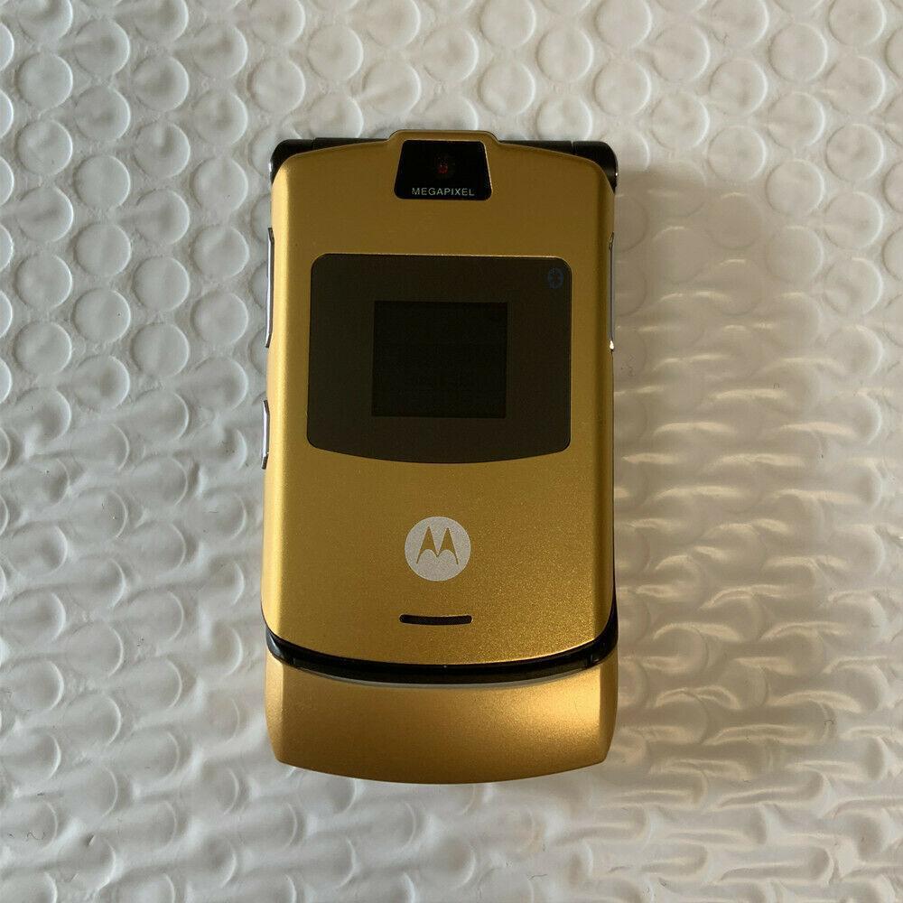 Motorola RAZR V3 Flip Mobile Phone Refurbished