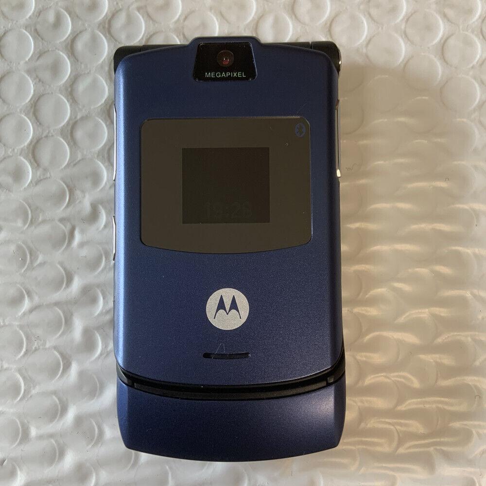 Motorola RAZR V3 Flip Mobile Phone Refurbished