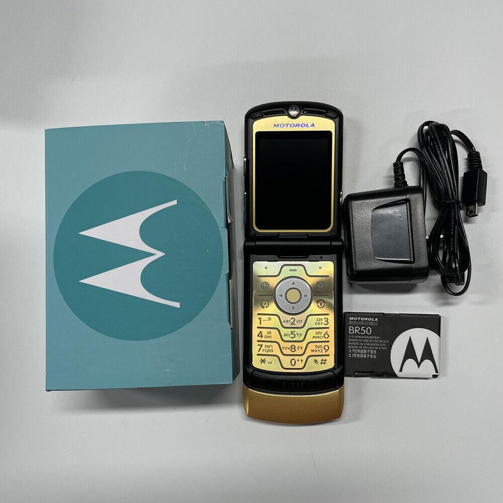 Motorola RAZR V3i GSM 1.23 MP Camera Flip Bluetooth MP3 Refurbished