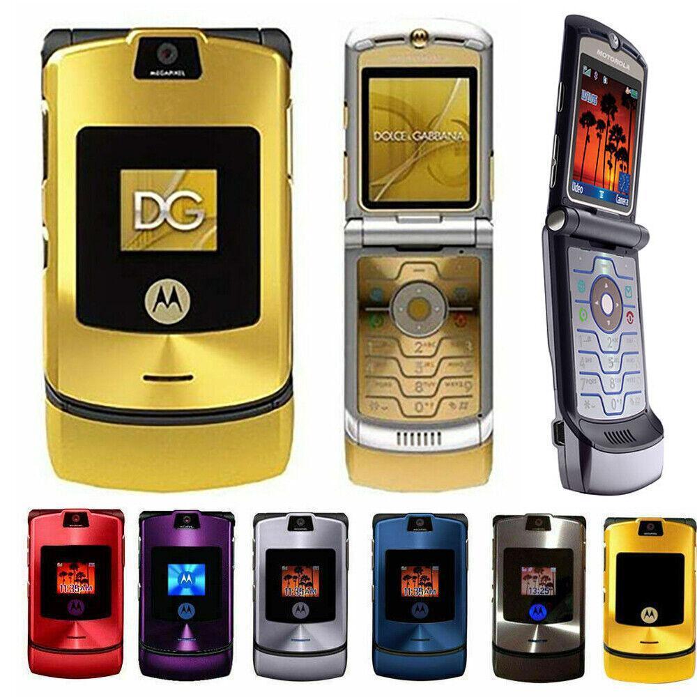 Motorola RAZR V3i GSM 1.23 MP Camera Flip Bluetooth MP3 Refurbished