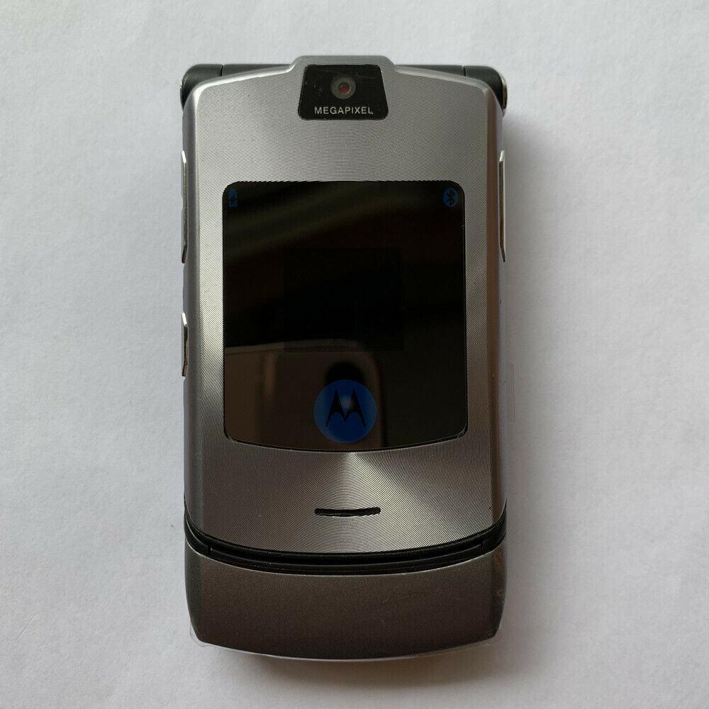 Motorola RAZR V3i GSM 1.23 MP Camera Flip Bluetooth MP3 Refurbished