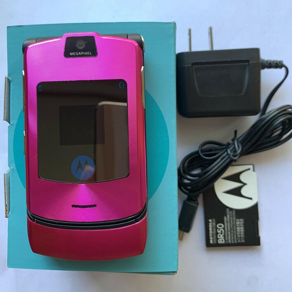 Motorola RAZR V3i GSM 1.23 MP Camera Flip Bluetooth MP3 Refurbished