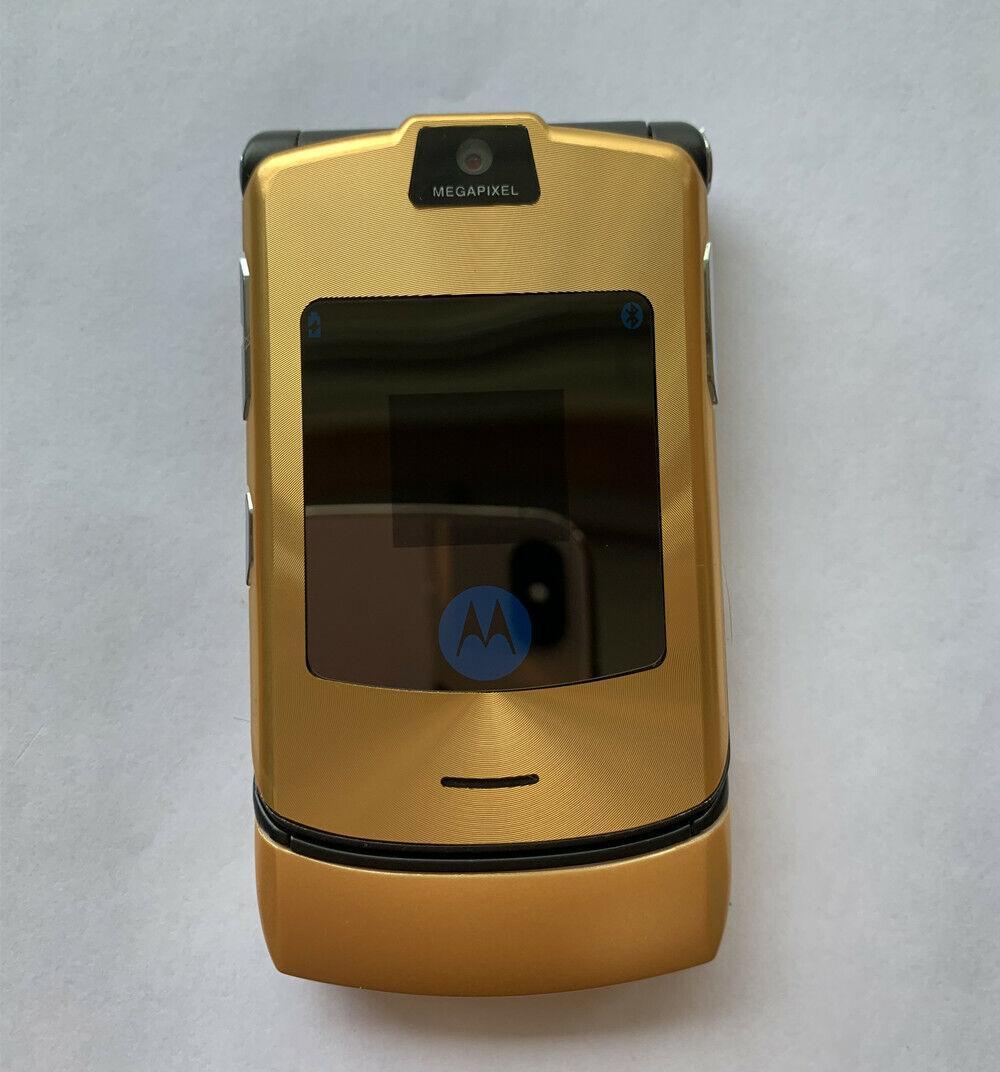Motorola RAZR V3i GSM 1.23 MP Camera Flip Bluetooth MP3 Refurbished