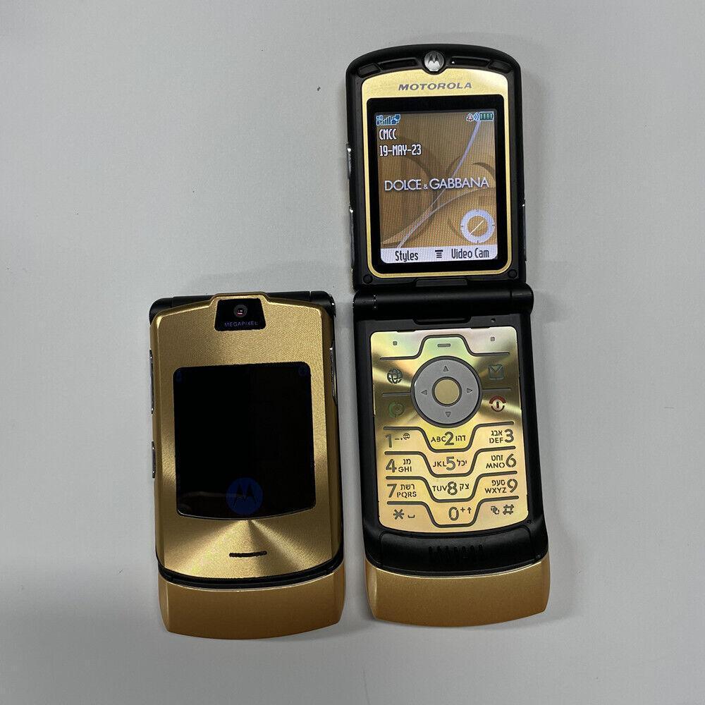 Motorola RAZR V3i GSM 1.23 MP Camera Flip Bluetooth MP3 Refurbished