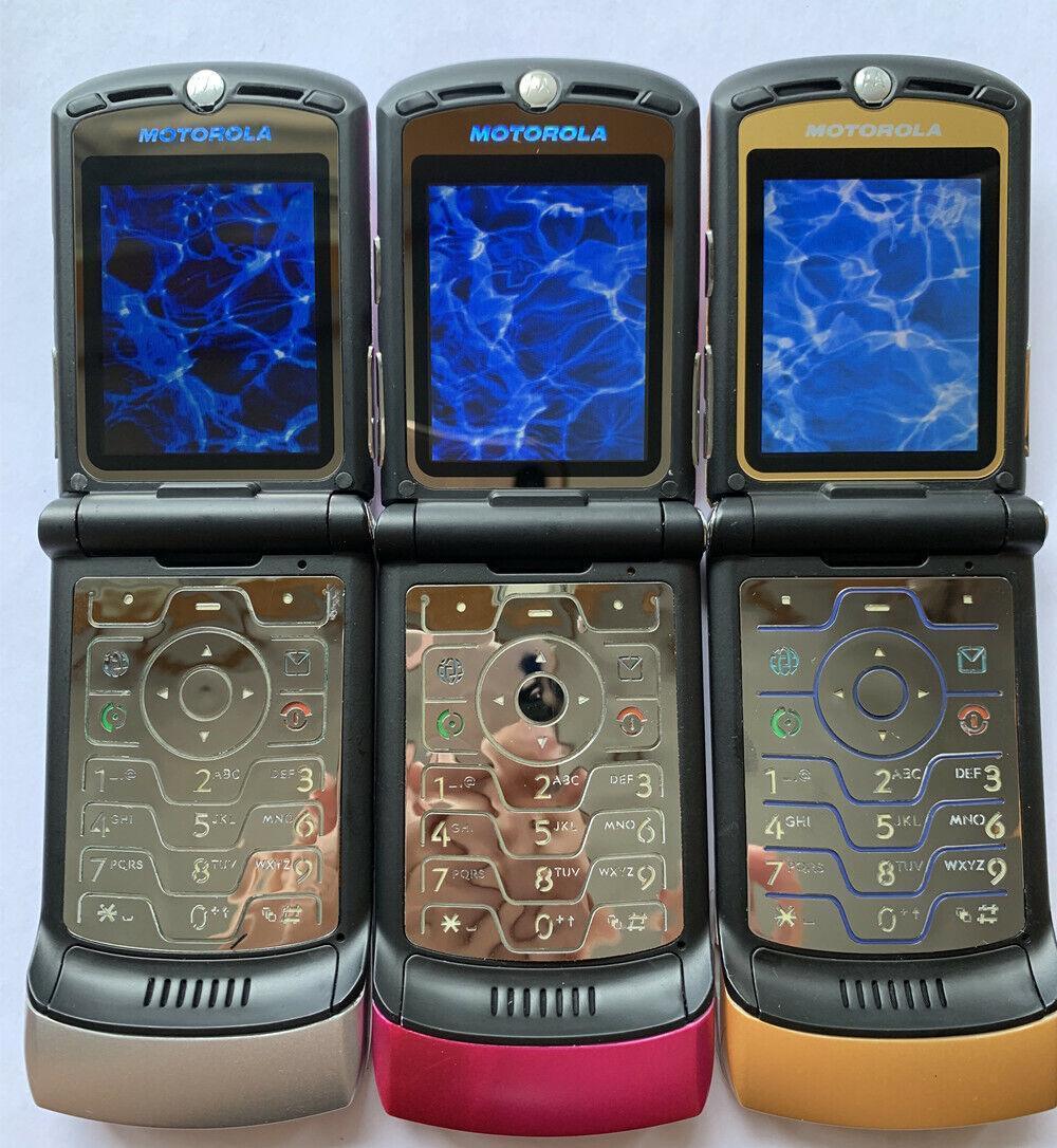 Motorola RAZR V3i GSM 1.23 MP Camera Flip Bluetooth MP3 Refurbished
