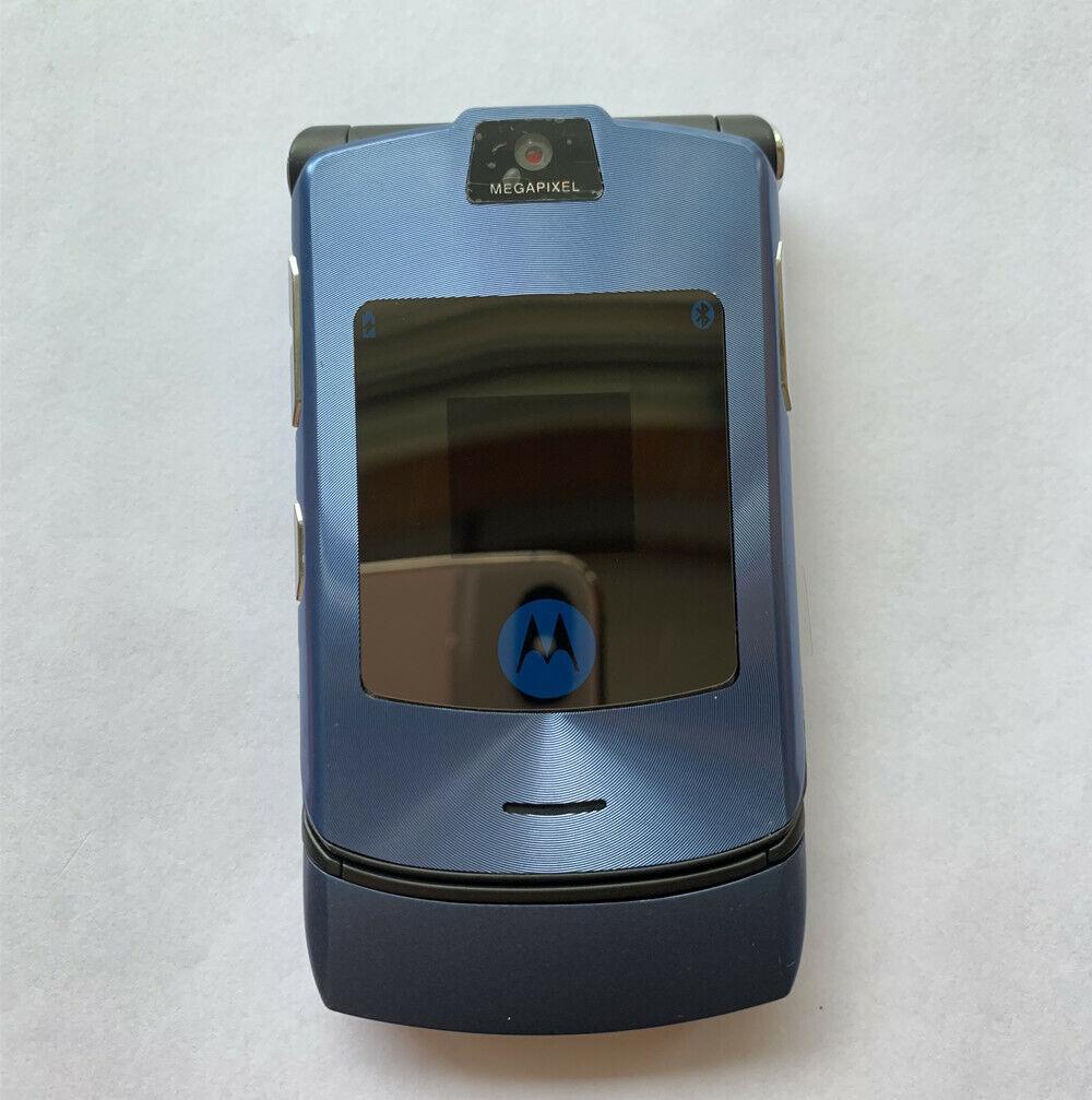 Motorola RAZR V3i GSM 1.23 MP Camera Flip Bluetooth MP3 Refurbished