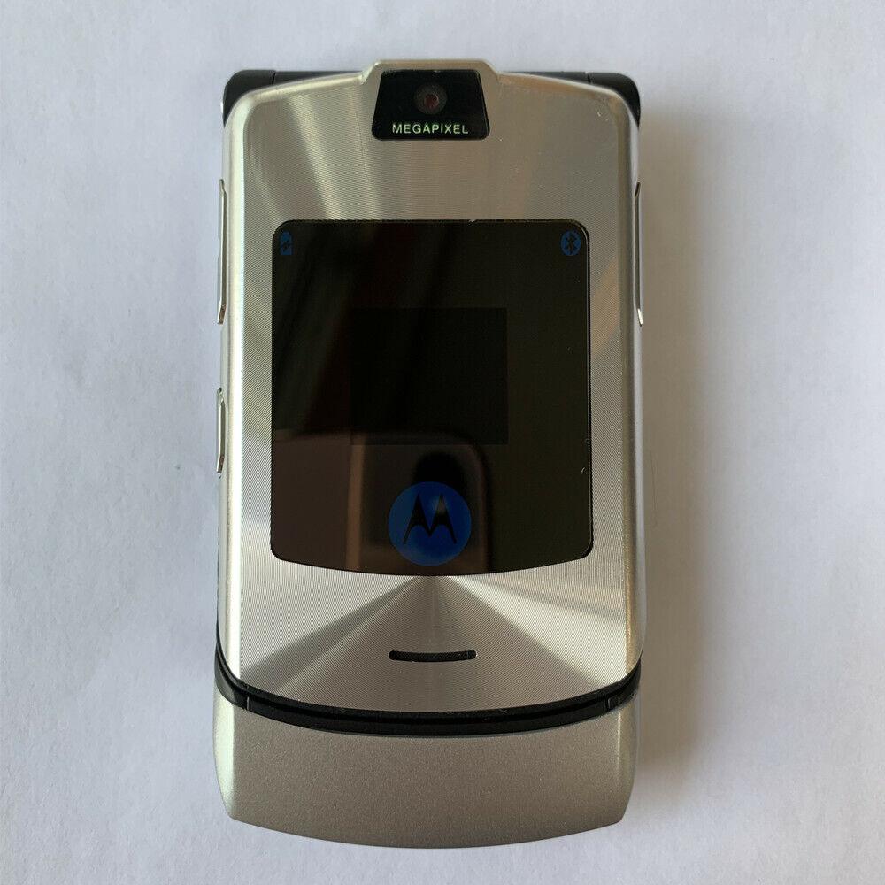 Motorola RAZR V3i GSM 1.23 MP Camera Flip Bluetooth MP3 Refurbished
