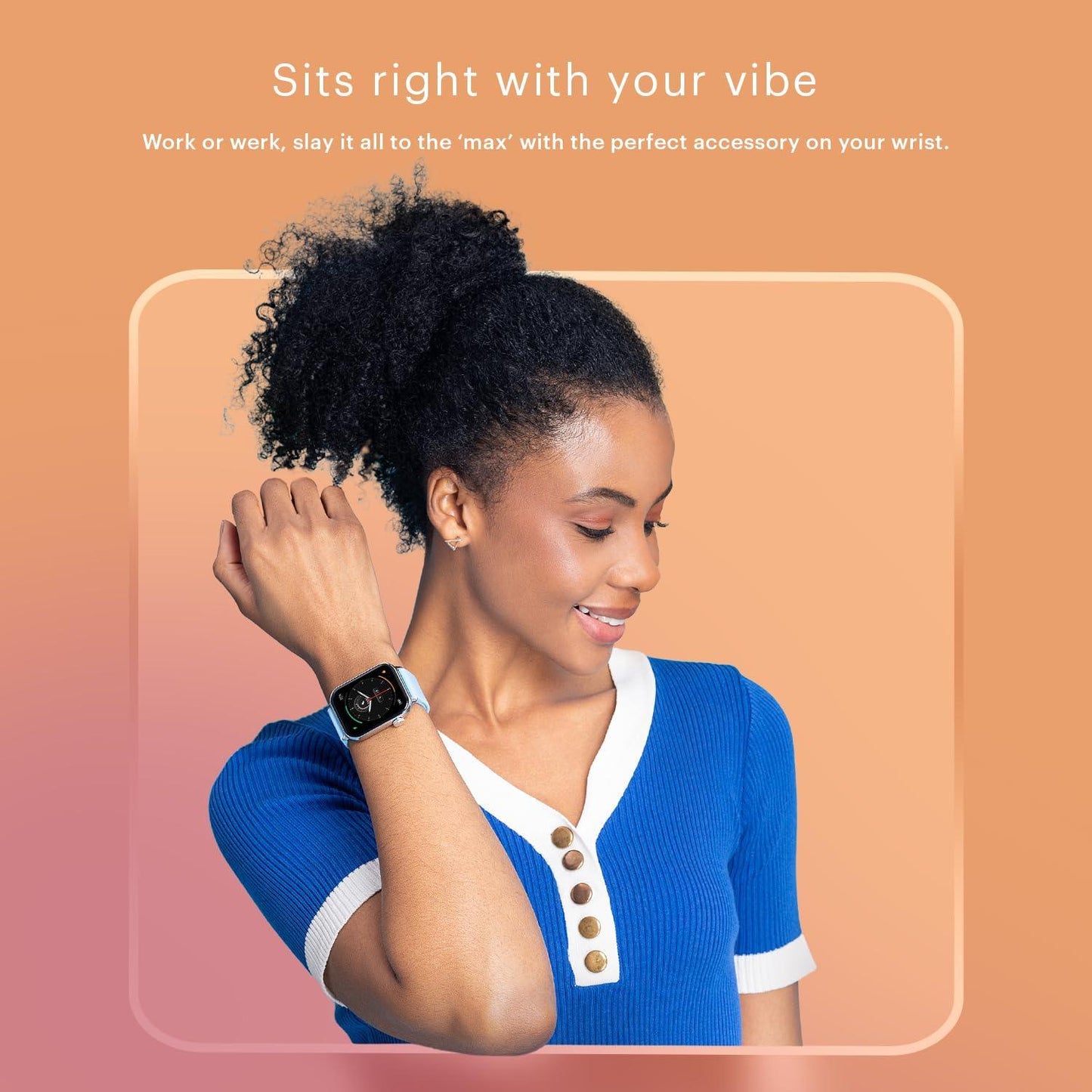 Noise Newly Launched Pulse 3 Max 2.0" Display, Bluetooth Calling Smart Watch, 7 Days Battery, Functional Crown, 24 * 7 Heart Rate Monitoring & Sleep Tracking Health Suite (Space Blue)