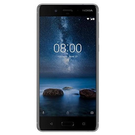 Nokia 8 (Steel, 4GB RAM, 64GB Storage) Refurbished