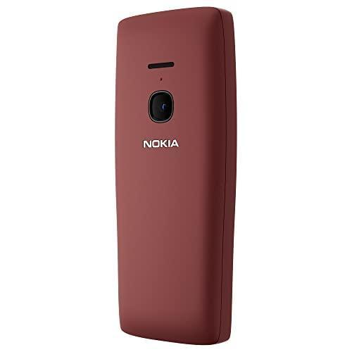 Nokia 8210 4G Volte keypad Phone with Dual SIM, Big Display, inbuilt MP3 Player & Wireless FM Radio | Red
