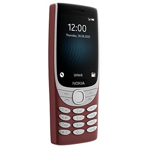 Nokia 8210 4G Volte keypad Phone with Dual SIM, Big Display, inbuilt MP3 Player & Wireless FM Radio | Red