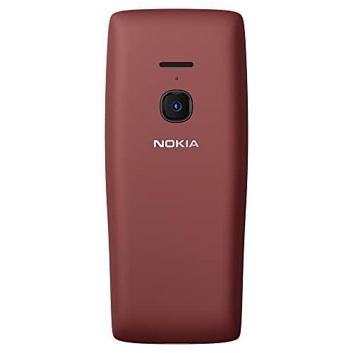 Nokia 8210 4G Volte keypad Phone with Dual SIM, Big Display, inbuilt MP3 Player & Wireless FM Radio | Red