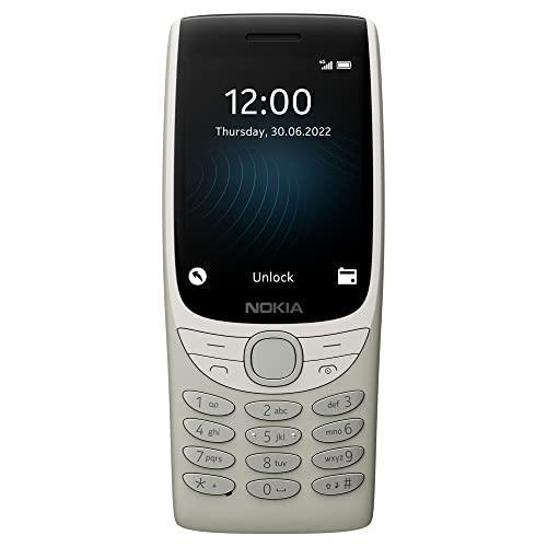 Nokia 8210 4G Volte keypad Phone with Dual SIM, Big Display, inbuilt MP3 Player & Wireless FM Radio | Sand