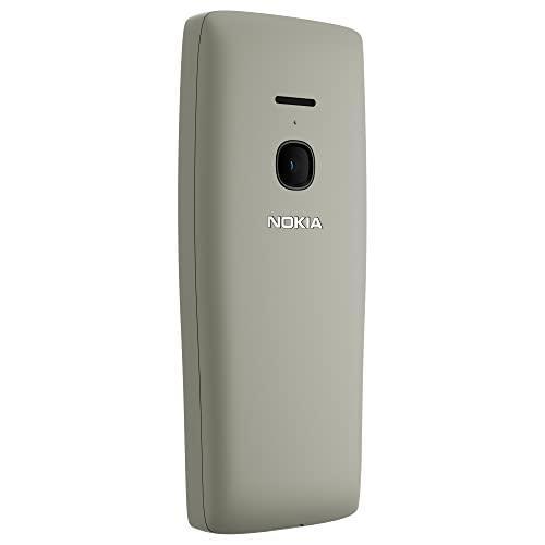 Nokia 8210 4G Volte keypad Phone with Dual SIM, Big Display, inbuilt MP3 Player & Wireless FM Radio | Sand