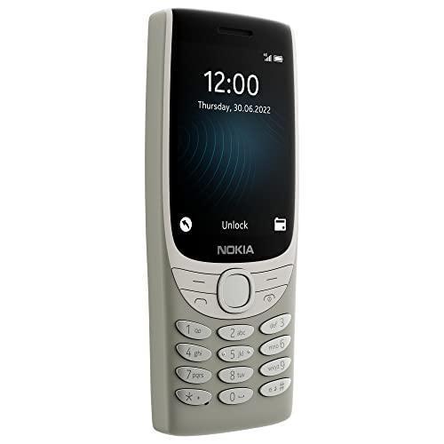 Nokia 8210 4G Volte keypad Phone with Dual SIM, Big Display, inbuilt MP3 Player & Wireless FM Radio | Sand