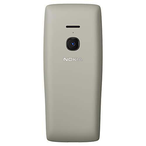 Nokia 8210 4G Volte keypad Phone with Dual SIM, Big Display, inbuilt MP3 Player & Wireless FM Radio | Sand