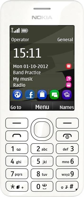 Nokia Asha 206 (White) Refurbished