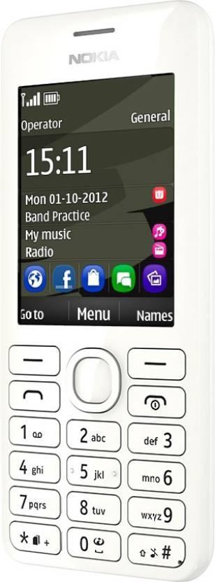 Nokia Asha 206 (White) Refurbished