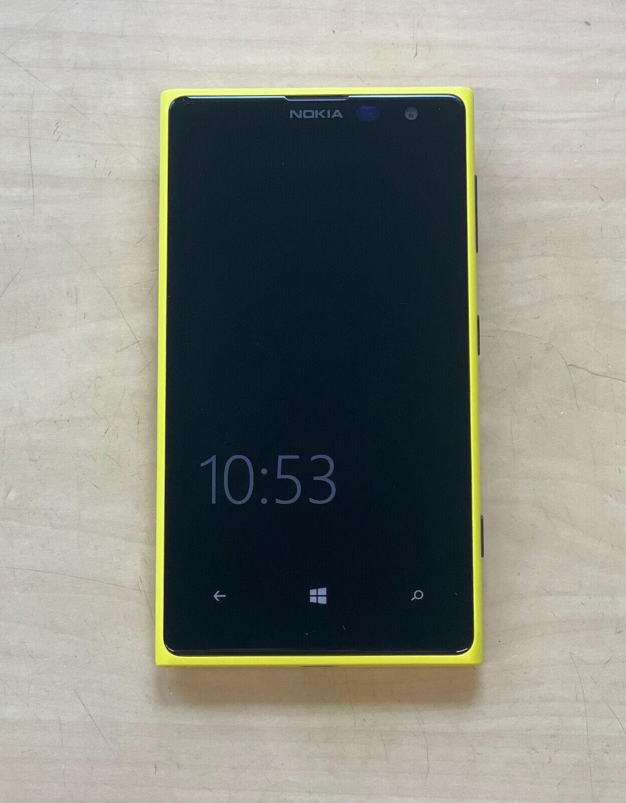 Nokia Lumia 1020 4G LTE Smartphone - 32GB Yellow Refurbished