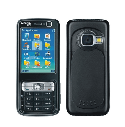 Nokia N73 Keypad Mobile Phone, Black Refurbished