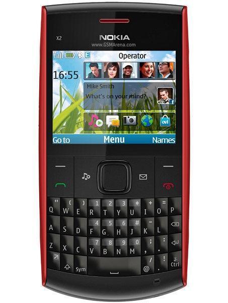 Nokia X2-01 (Single SIM, 2.4 Inch Display, Red) Used