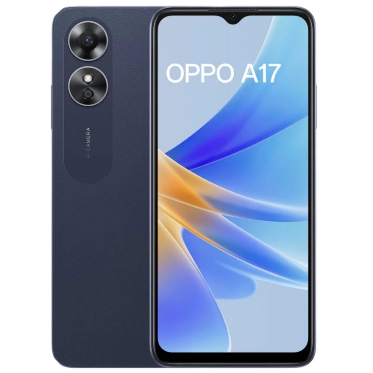 OPPO A17 (Midnight Black, 64 GB,4 GB RAM) (Refurbished)