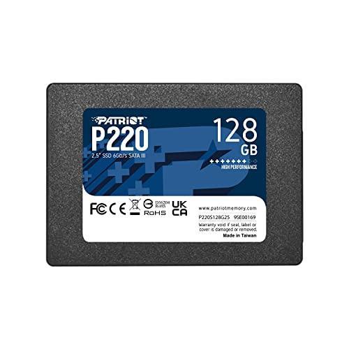 Patriot Memory P220 SATA III SSD 128GB up to 550MT/s 3 Years Warranty Internal Solid State Drive 2.5'' SSD P220S128G25
