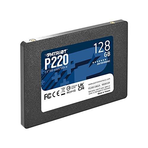 Patriot Memory P220 SATA III SSD 128GB up to 550MT/s 3 Years Warranty Internal Solid State Drive 2.5'' SSD P220S128G25