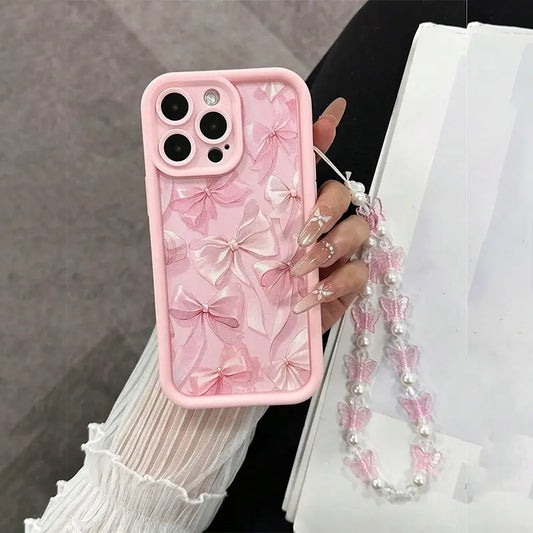 Soft Bow Accent Case With Charm