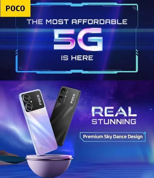 POCO M6 5G (Orion Blue, 8GB RAM, 256GB Storage)