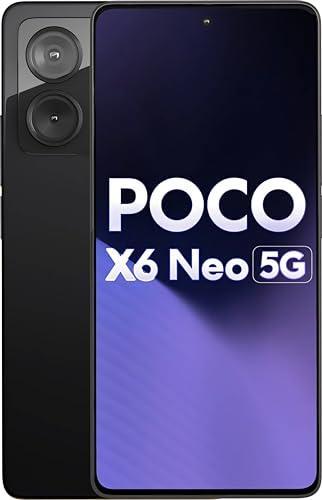 POCO X6 Neo 5G (Astral Black, 12GB RAM, 256GB Storage) | Expandable Upto 1 TB Refurbished