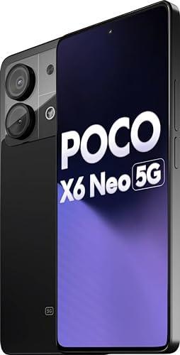POCO X6 Neo 5G (Astral Black, 12GB RAM, 256GB Storage) | Expandable Upto 1 TB Refurbished