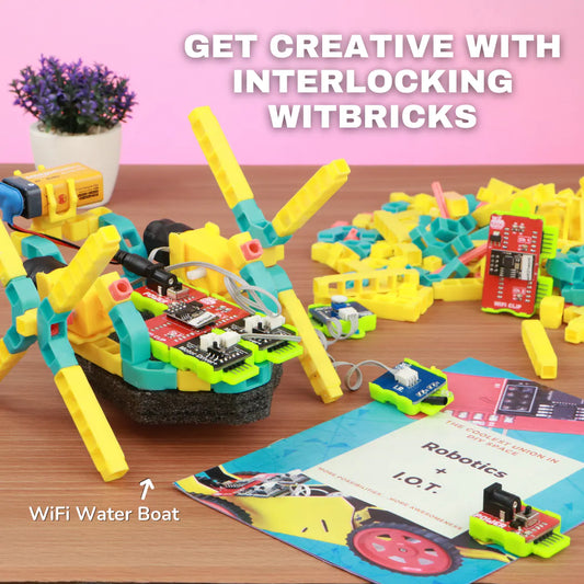 WitBlox DIY Robotics Kit with Wi-Fi for 101+ Projects