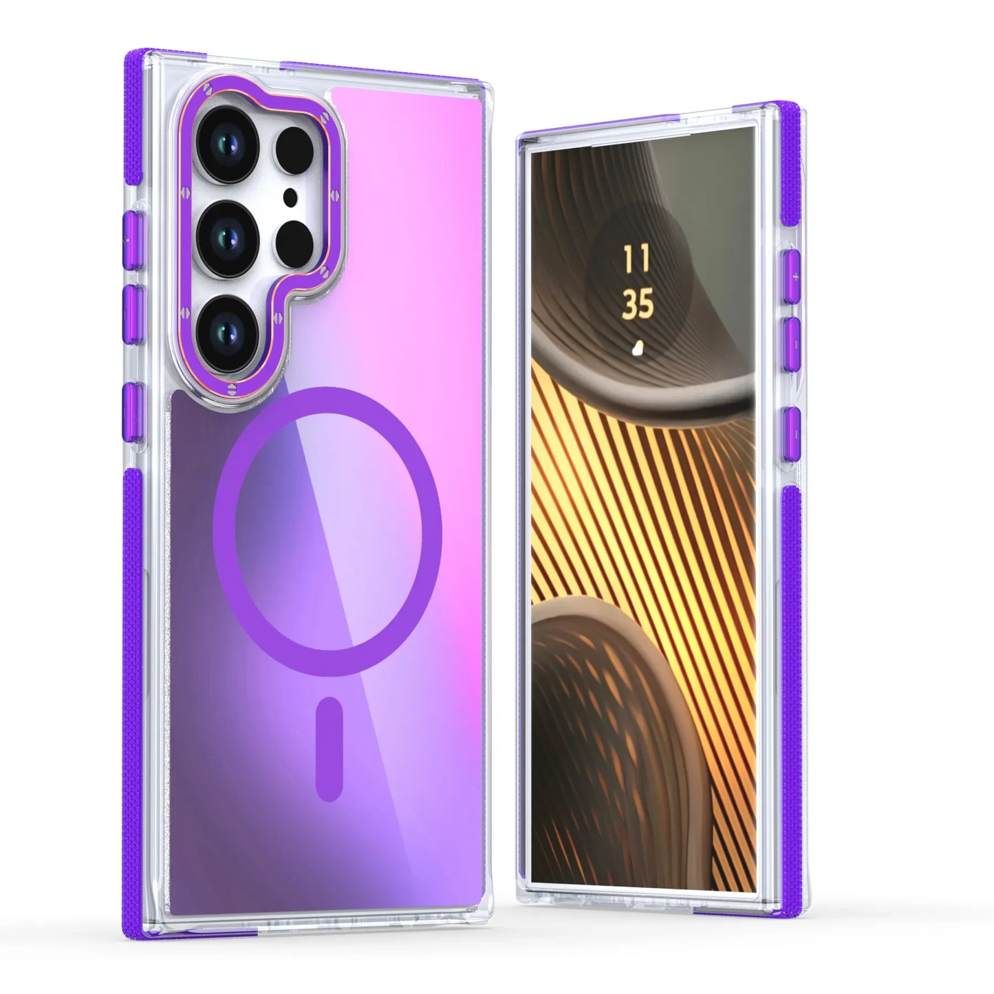 Dynamic Color Change Magnetic Phone Case - Samsung