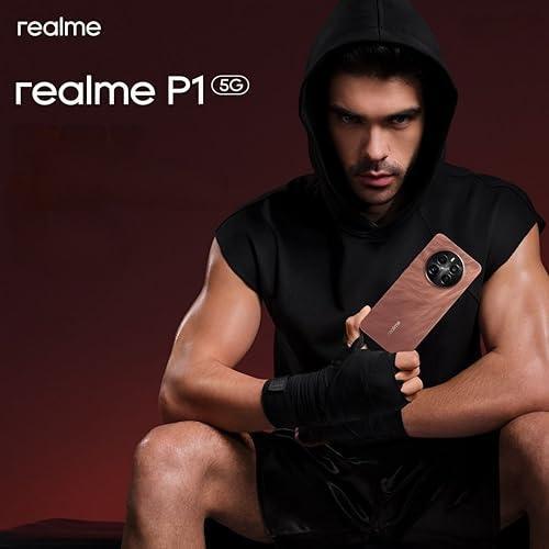 realme P1 5G (Phoenix Red, 8GB RAM, 256GB Storage) | Up to 6GB + 6GB Dynamic RAM Preowned