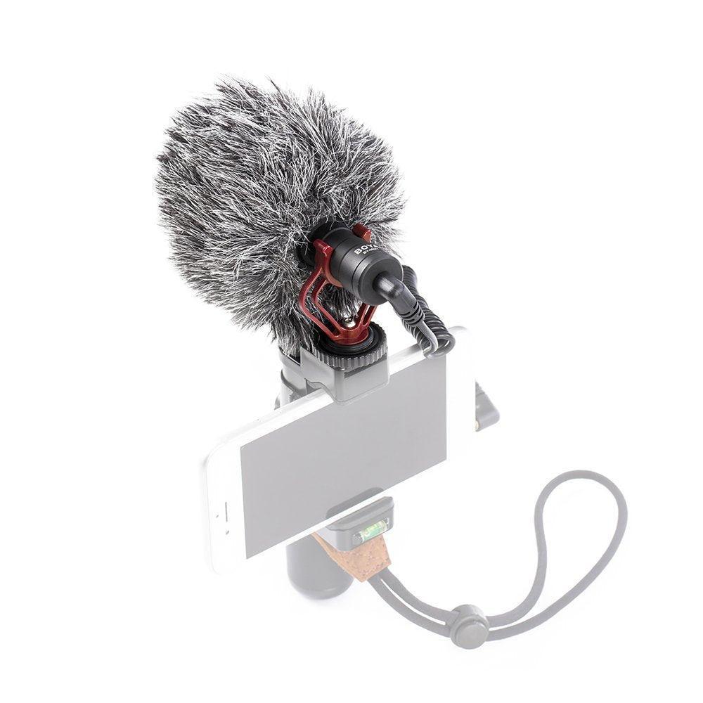 (Refurbished) Boya BY-MM1 Universal Cardiod Shotgun Microphone (Black)