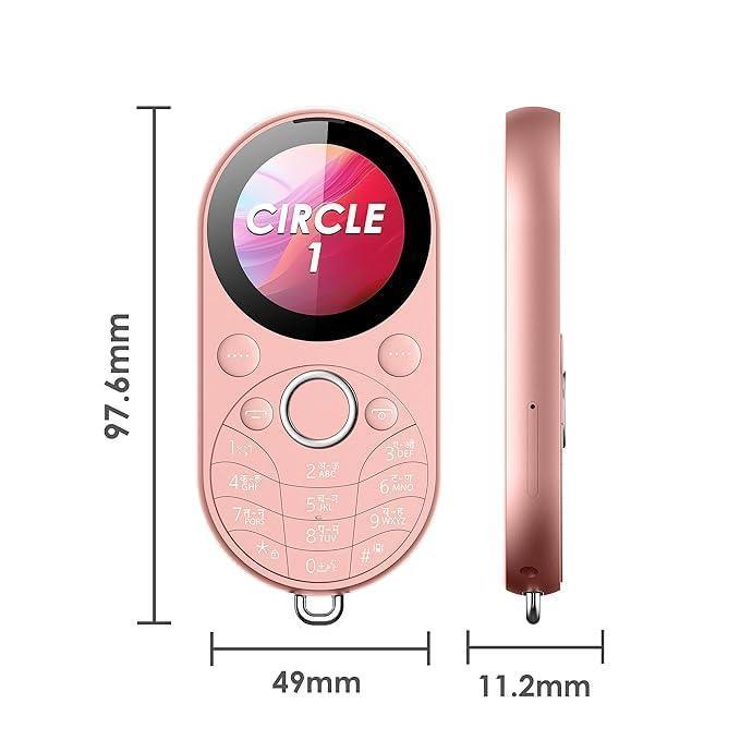 (Refurbished) CX02 Circle 1 Itel Keypad Mobile - Rose Gold