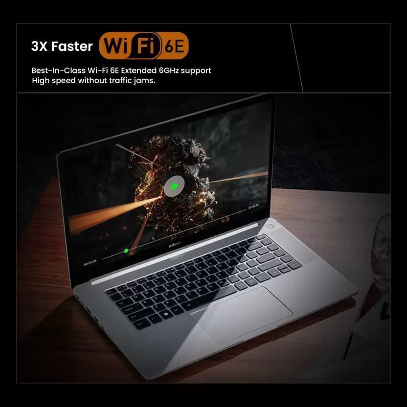 (Refurbished) Infinix Zero Book Series Laptop Intel Core i5 12th Gen - (16 GB/512 GB SSD/Windows 11 Home) ZL12 Business Laptop (15.6 inch, Grey with Meteorite Phase Design, 1.80 Kg, with MS Office)