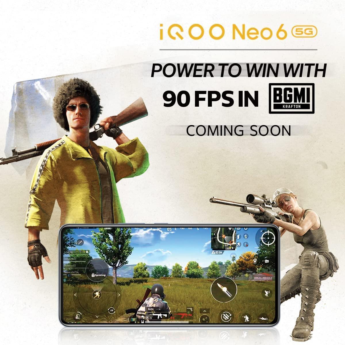 (Refurbished) IQOO Neo 6 5G (Cyber Rage, 8GB RAM, 128GB Storage) | Snapdragon® 870 5G