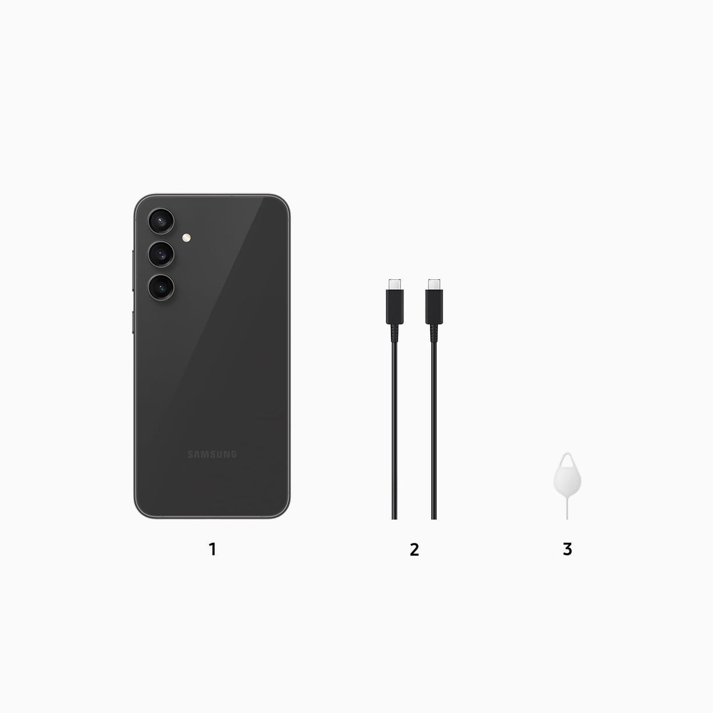 (Refurbished) Samsung Galaxy S23 FE 5G (Graphite, 8GB, 128GB Storage)