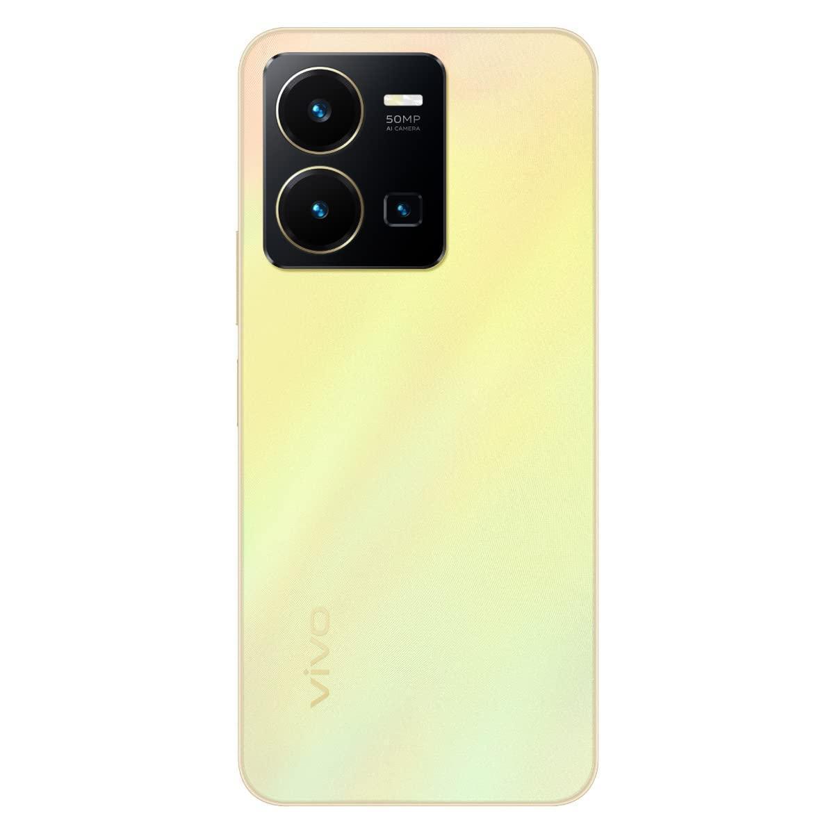 (Refurbished) Vivo Y35 (Dawn Gold, 8GB RAM, 128GB Storage)