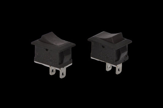 3A 250V Small SPST Switch (Black)