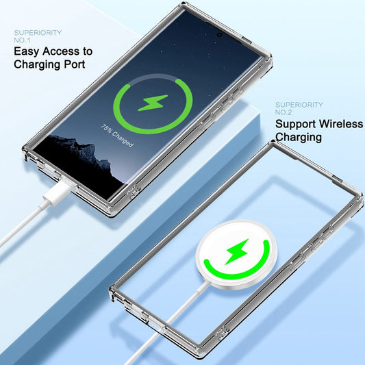 Sleek Clear Dual-Layer Protection Case - Samsung