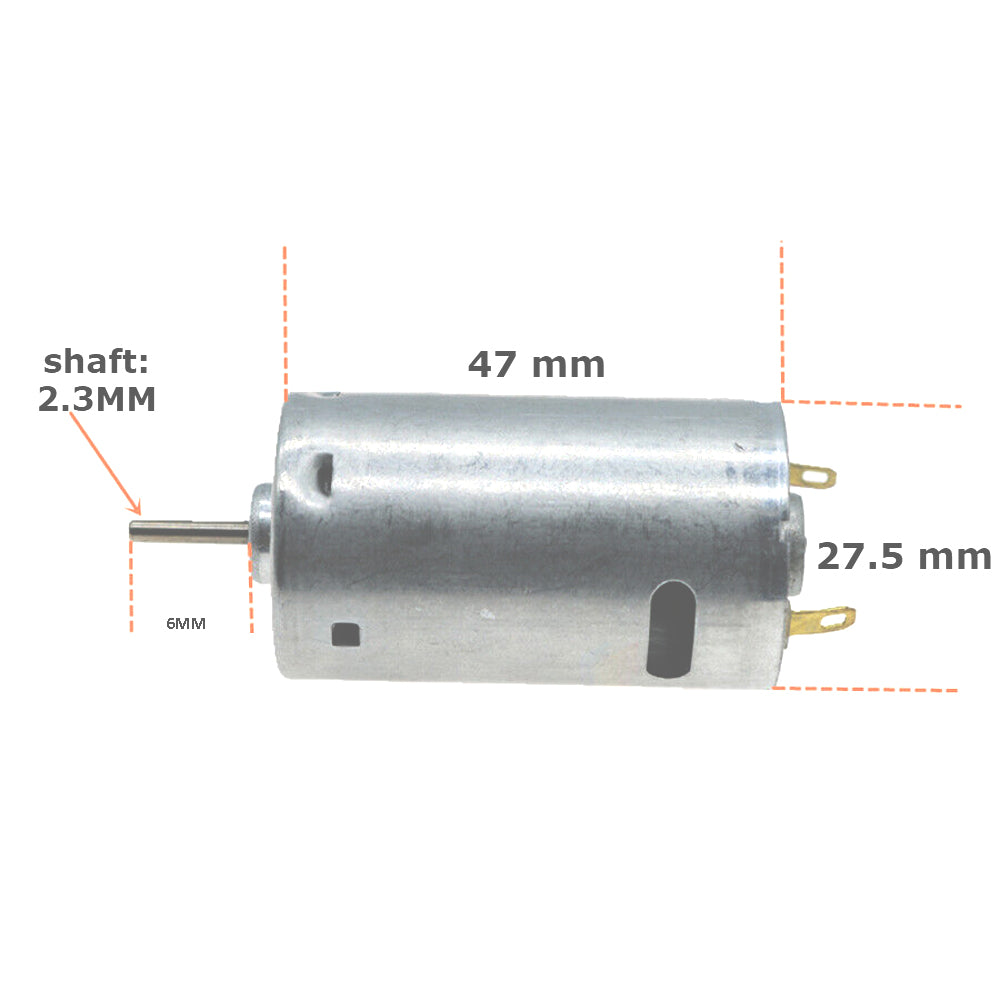 RS390 RS-390 390 6V-24V 4200-18900 RPM Carbon Brush DC Motor