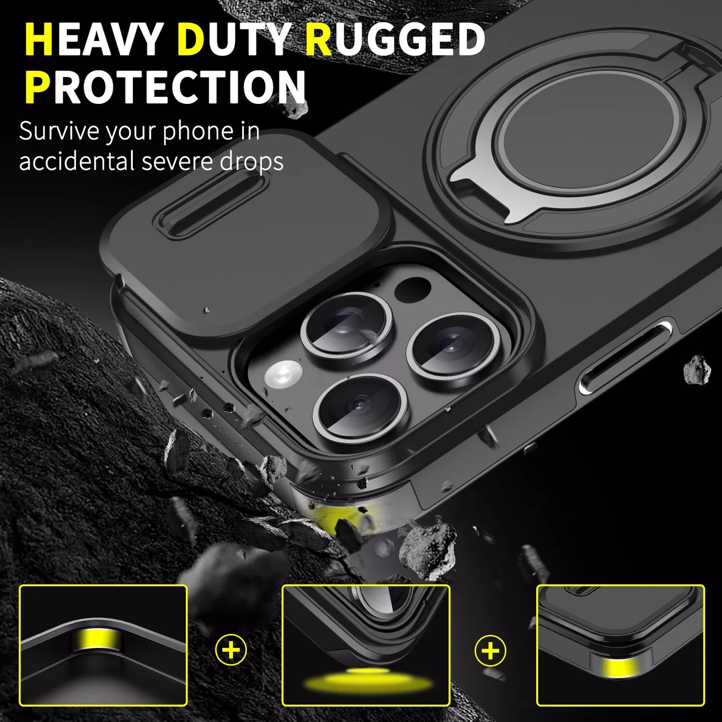 Wave Shield Ring Case