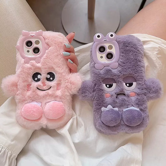 Warm Plush Fluffy Fuzzy Case - iPhone