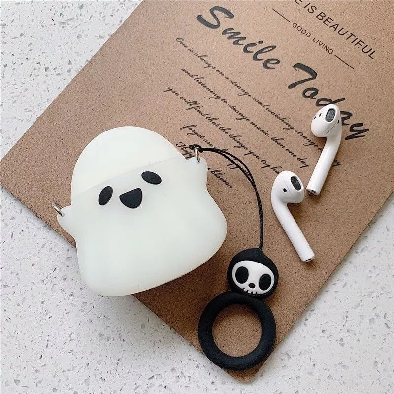 Cute 3D Ghost Cartoon Case - AirPods